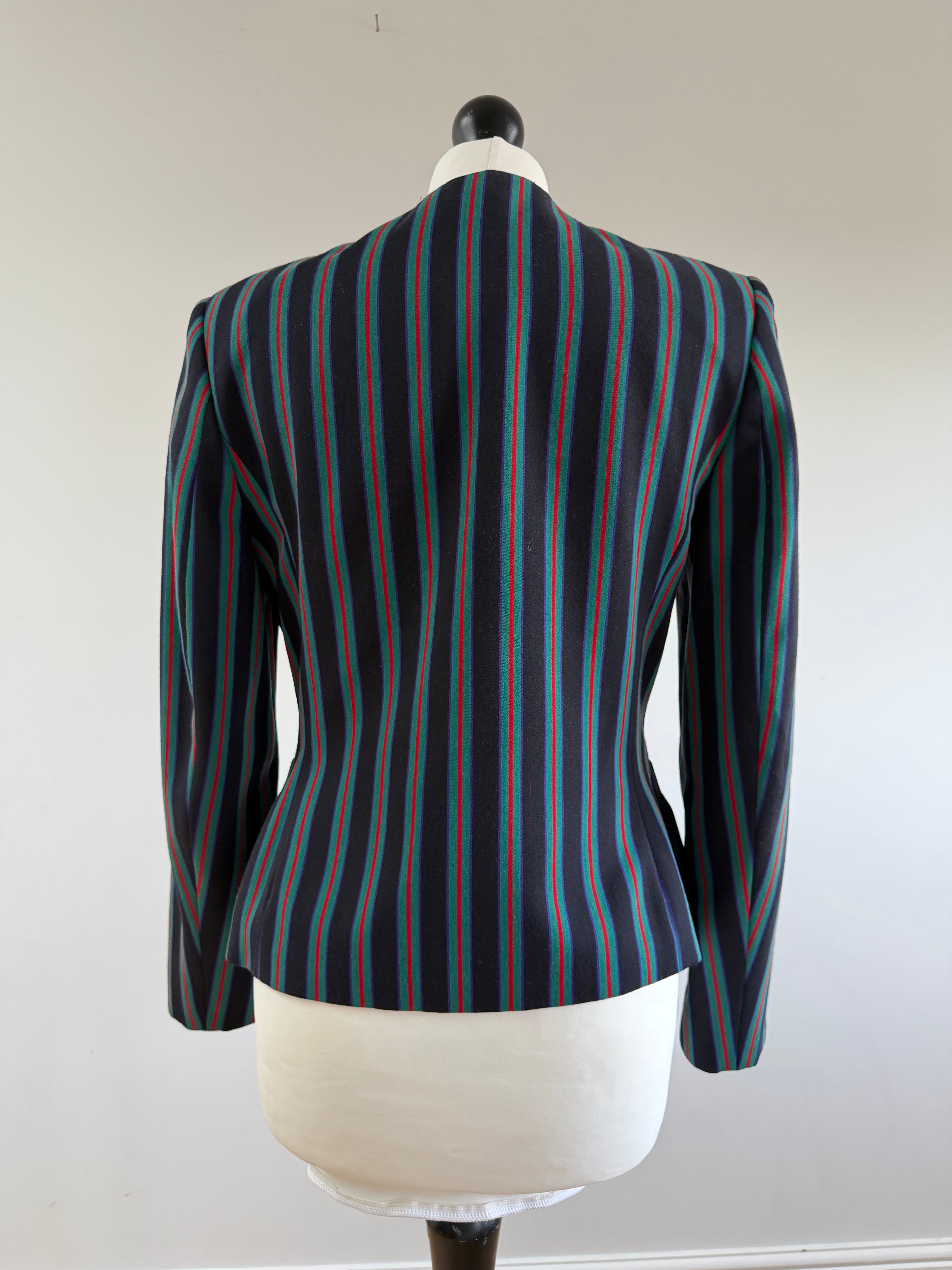 Wool Striped Blazer