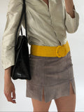 Suede Mini Skirt
