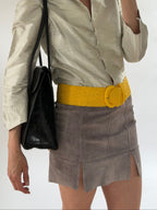 Suede Mini Skirt