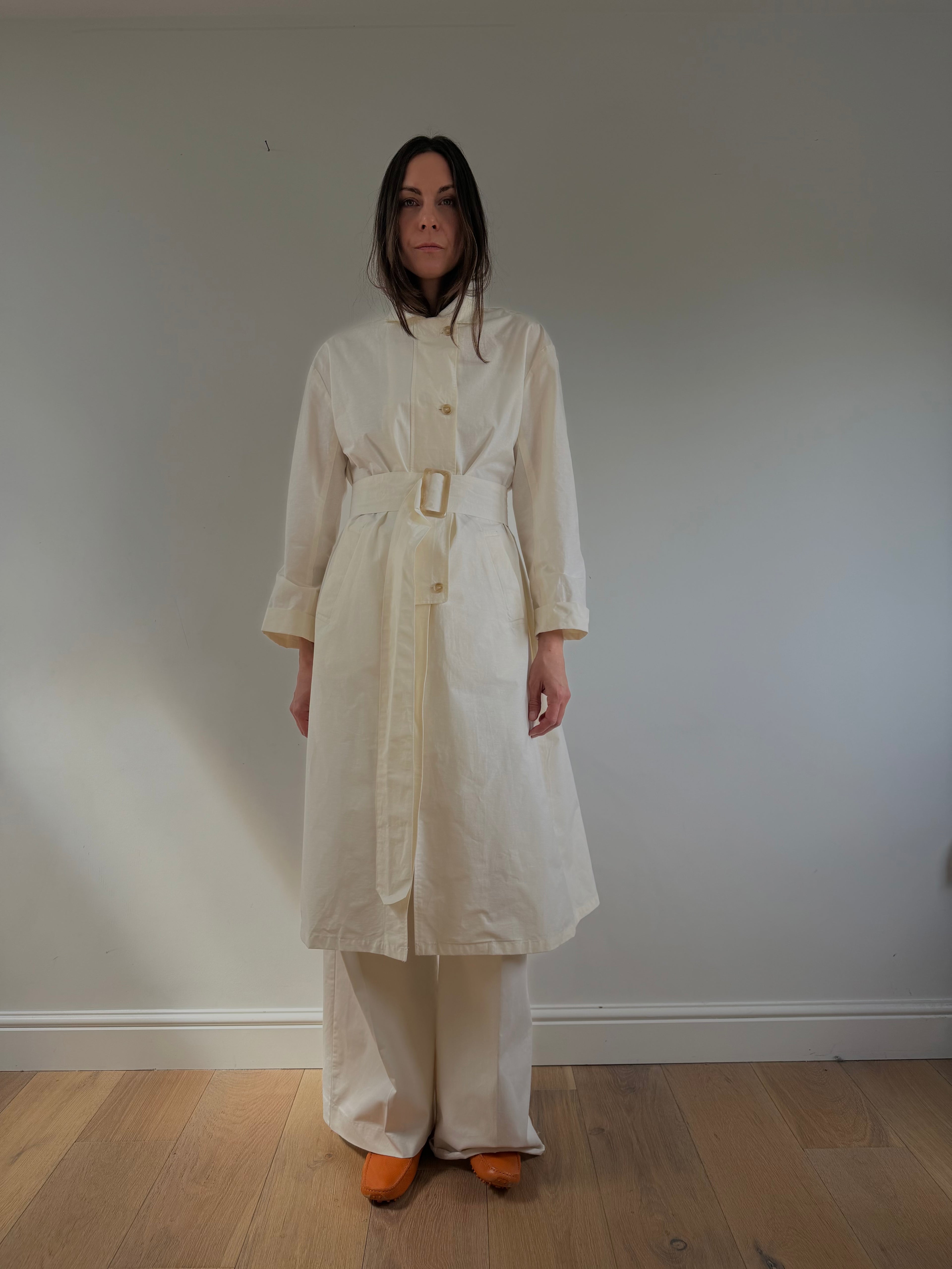 Cream Trench Coat