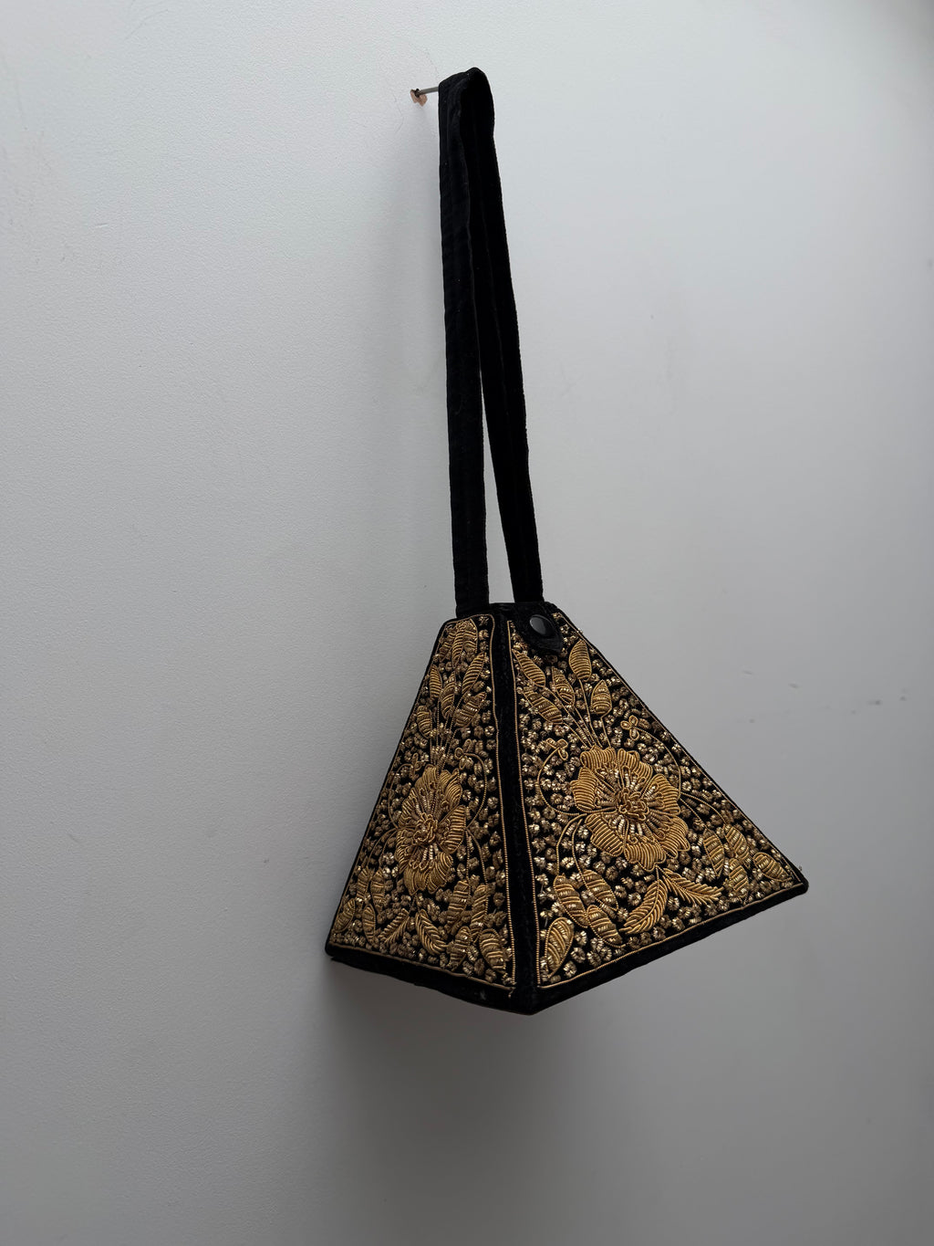 Embroidered Wrist Bag