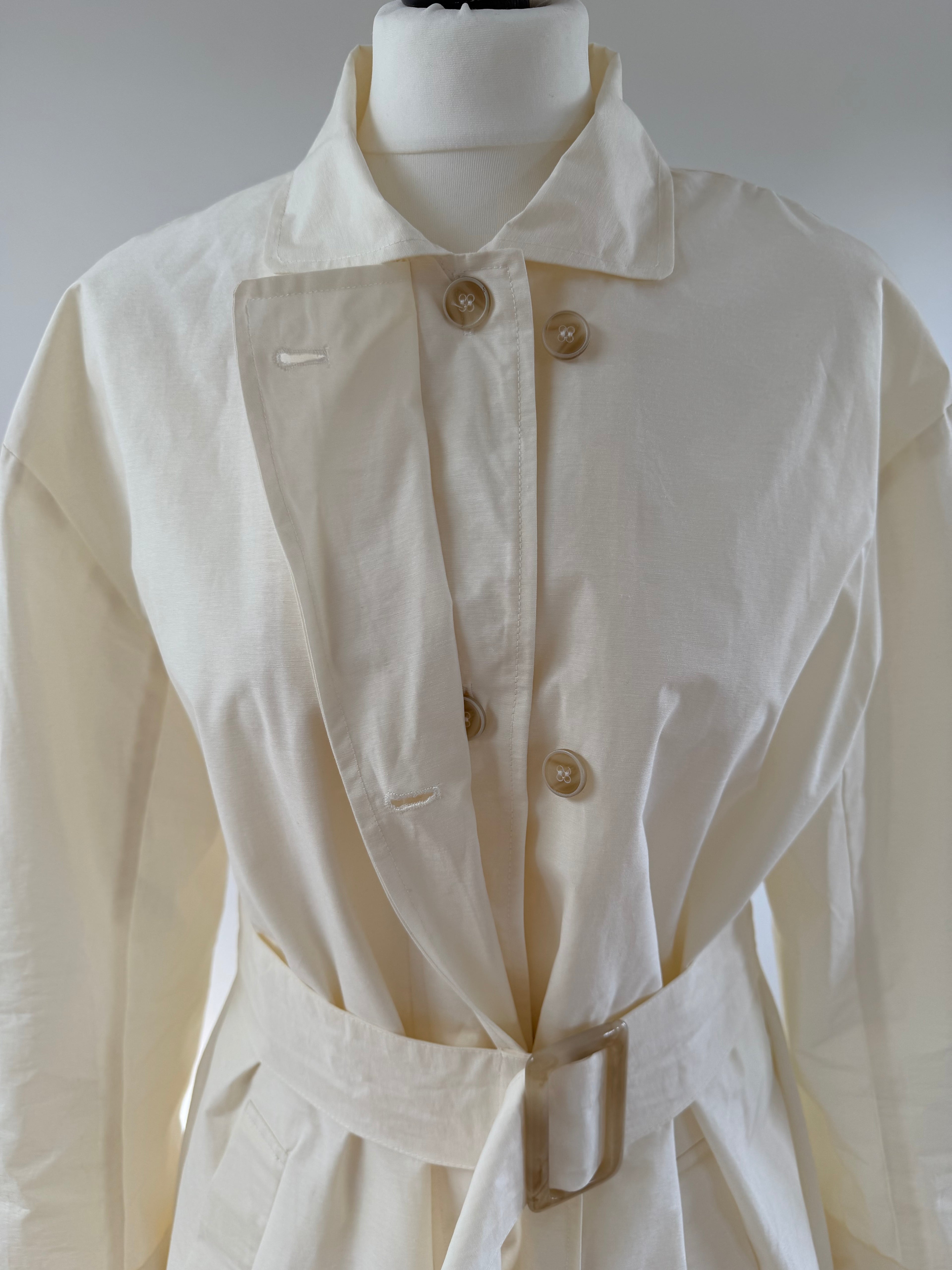 Cream Trench Coat