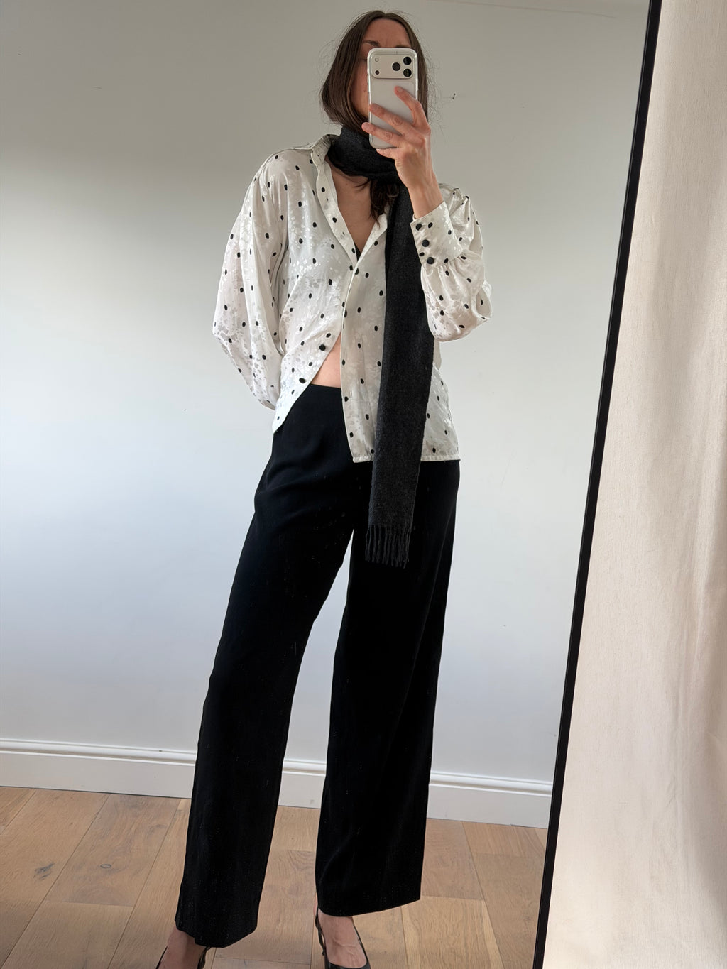 Louis Féraud Polka Blouse