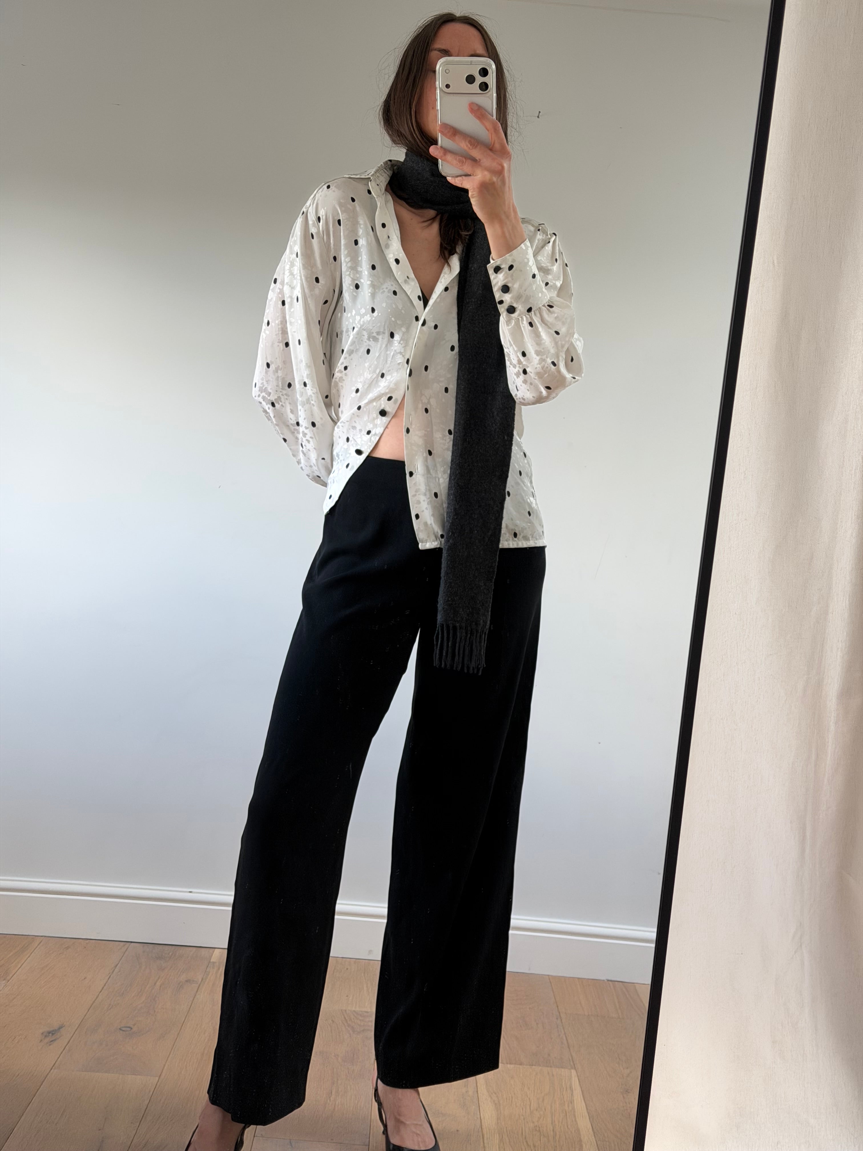 Louis Féraud Polka Blouse