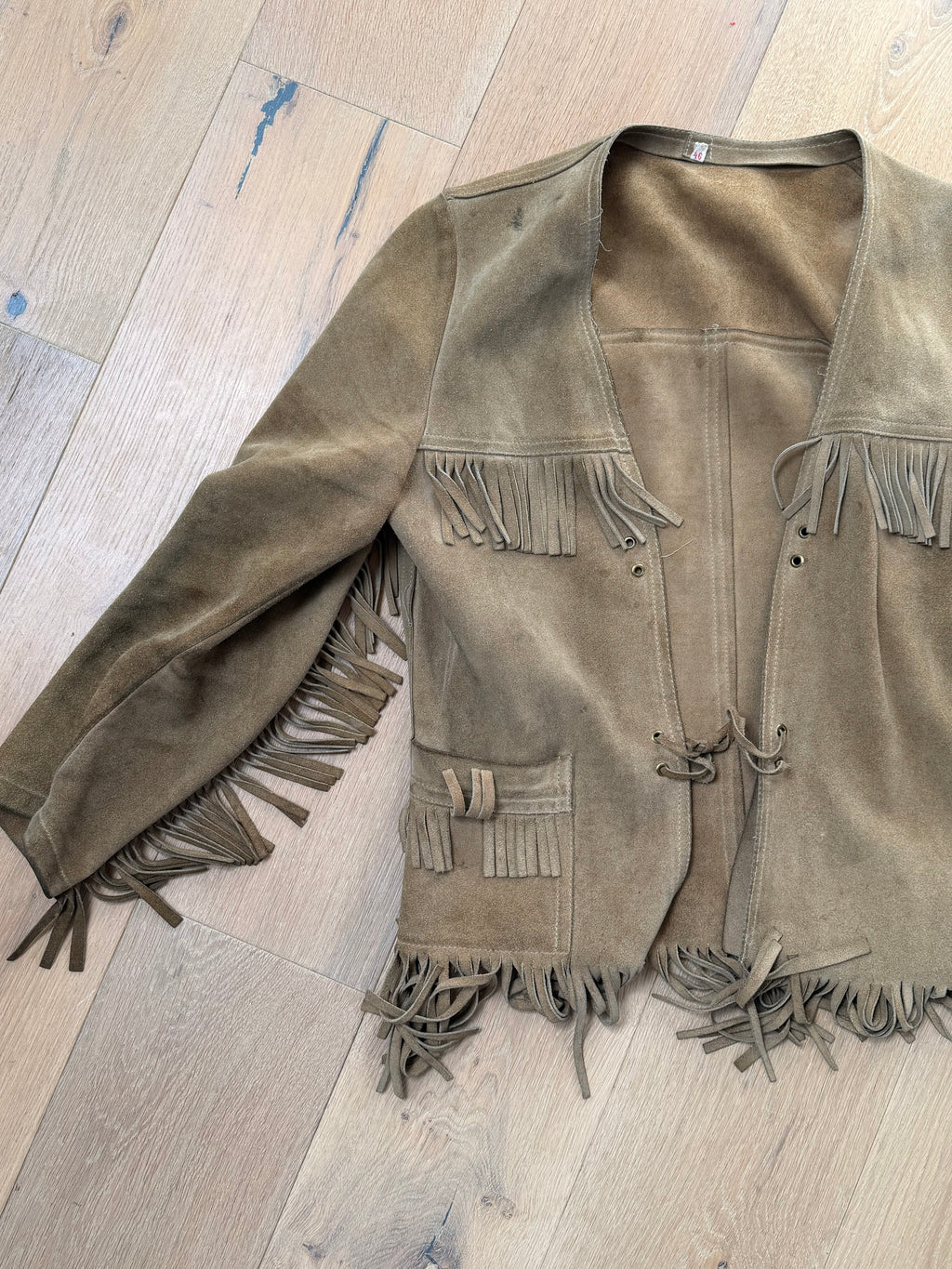 Suede Fringe Jacket