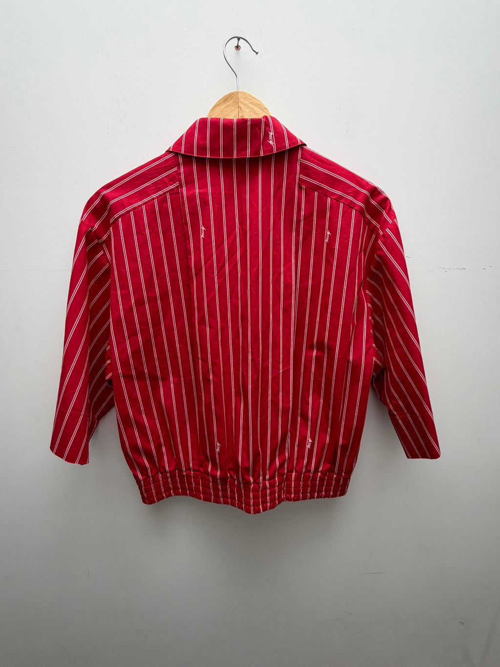 Alexander McQueen Red Striped Blouse
