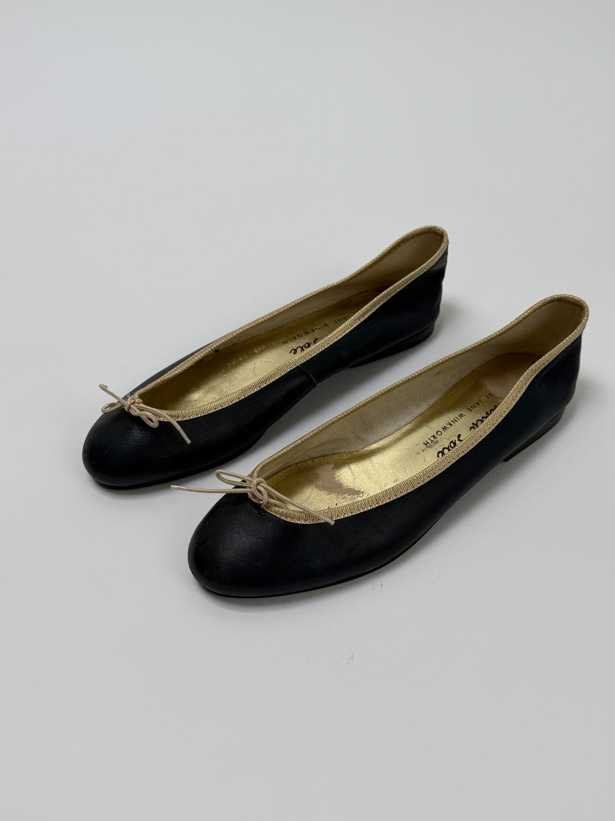 Leather Flat Ballerina