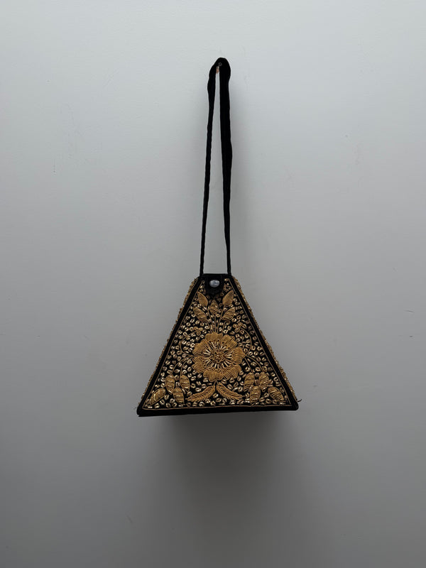 Embroidered Wrist Bag