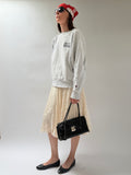 Silk Midi Skirt