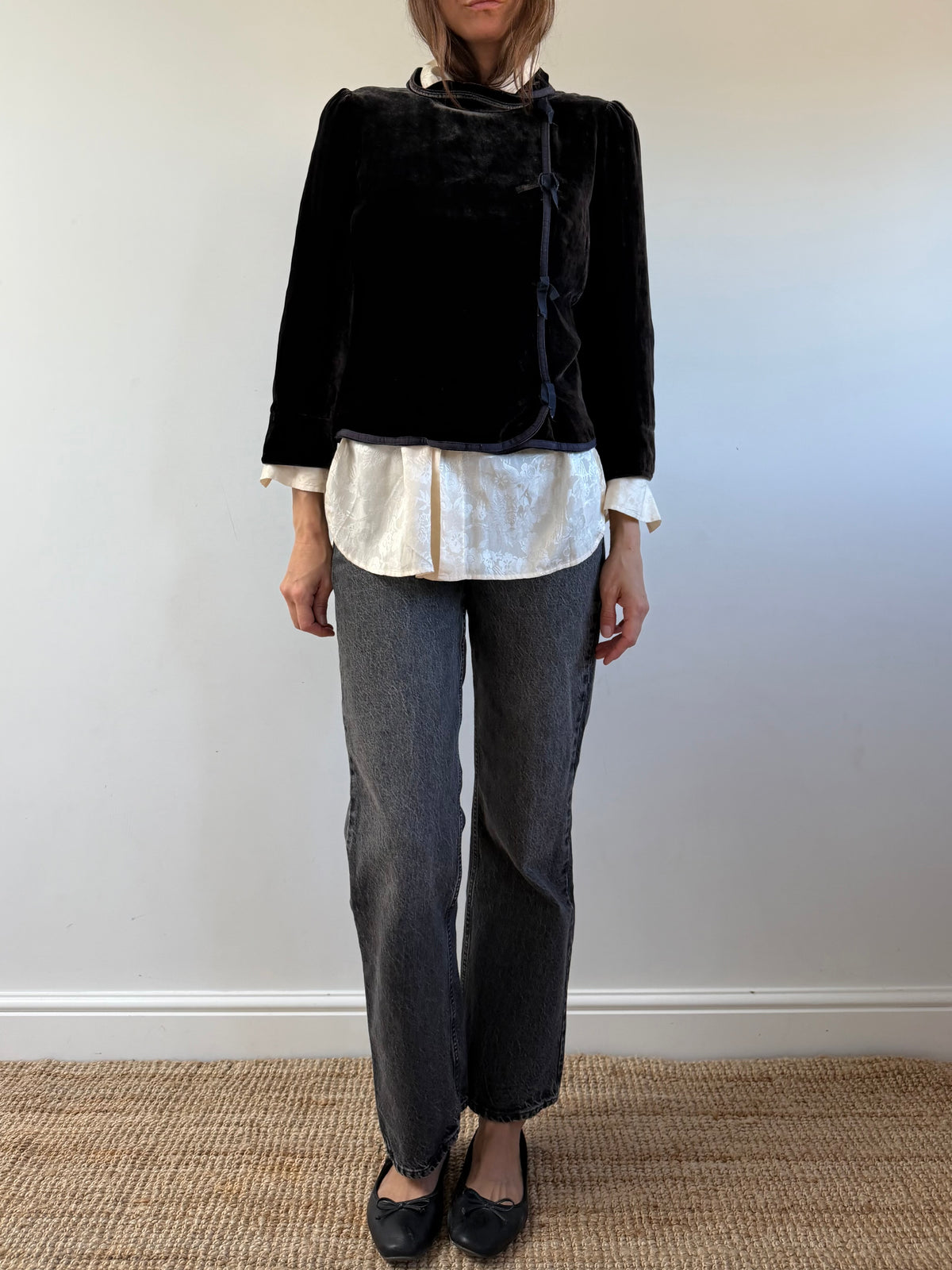 Jigsaw Silk Velvet Jacket