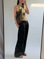 Gold Brocade Mandarin Top