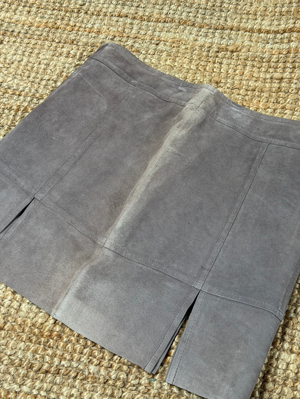 Suede Mini Skirt