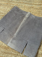 Suede Mini Skirt