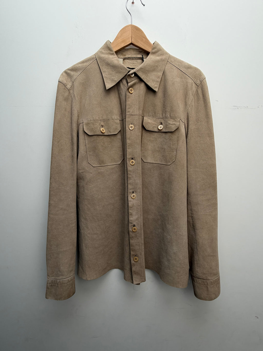 Prada Suede Leather Shirt