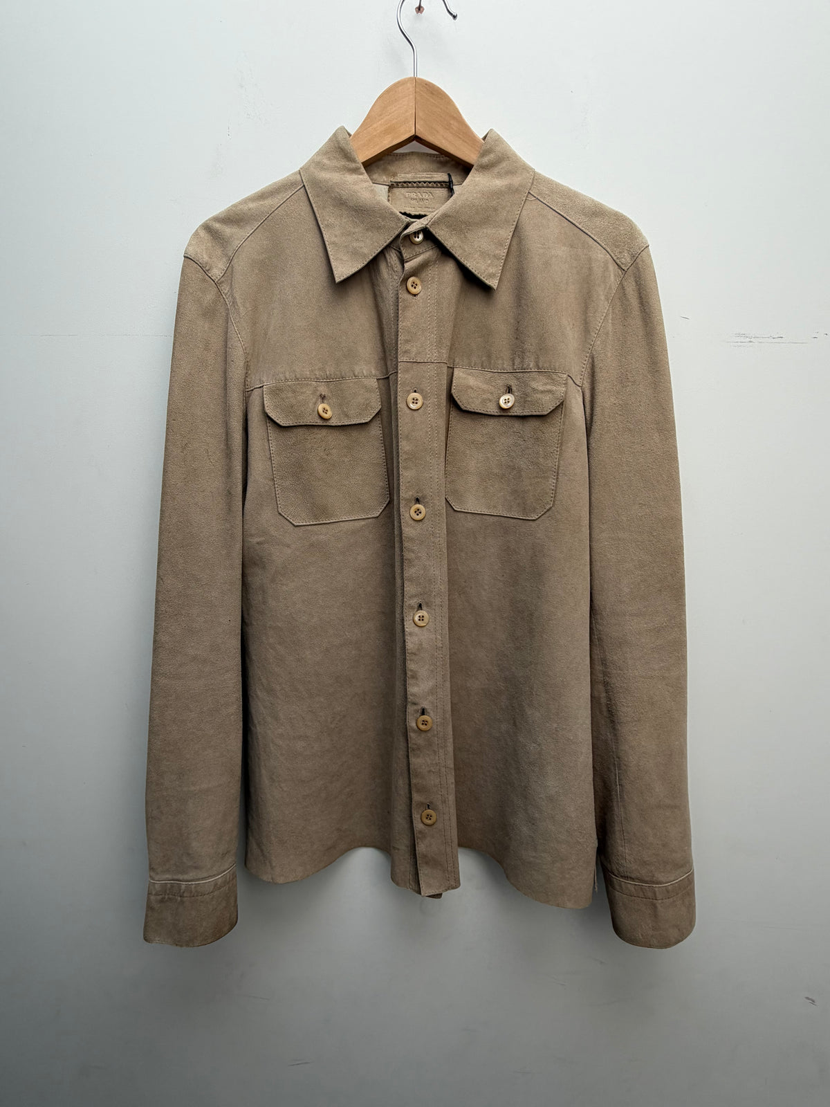 Prada Suede Leather Shirt