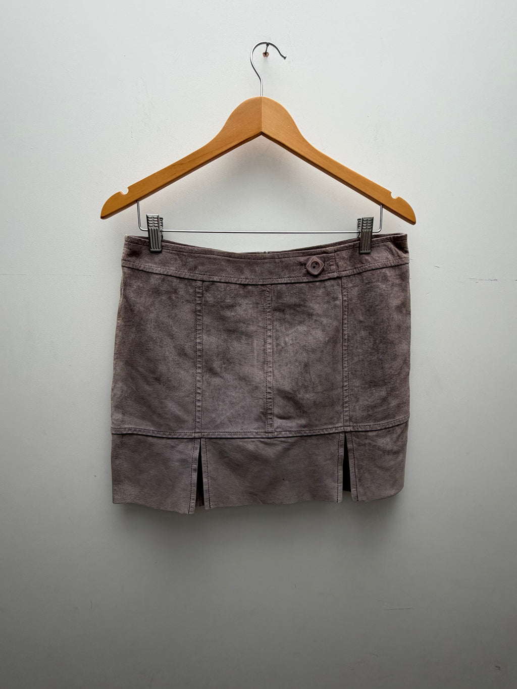 Suede Mini Skirt