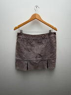 Suede Mini Skirt