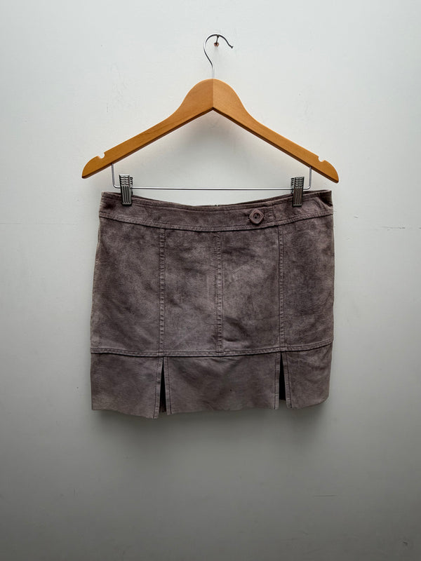 Suede Mini Skirt