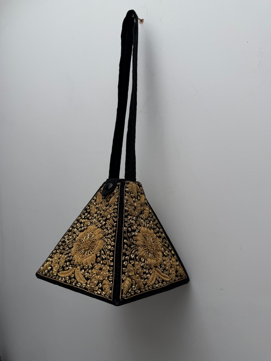Embroidered Wrist Bag