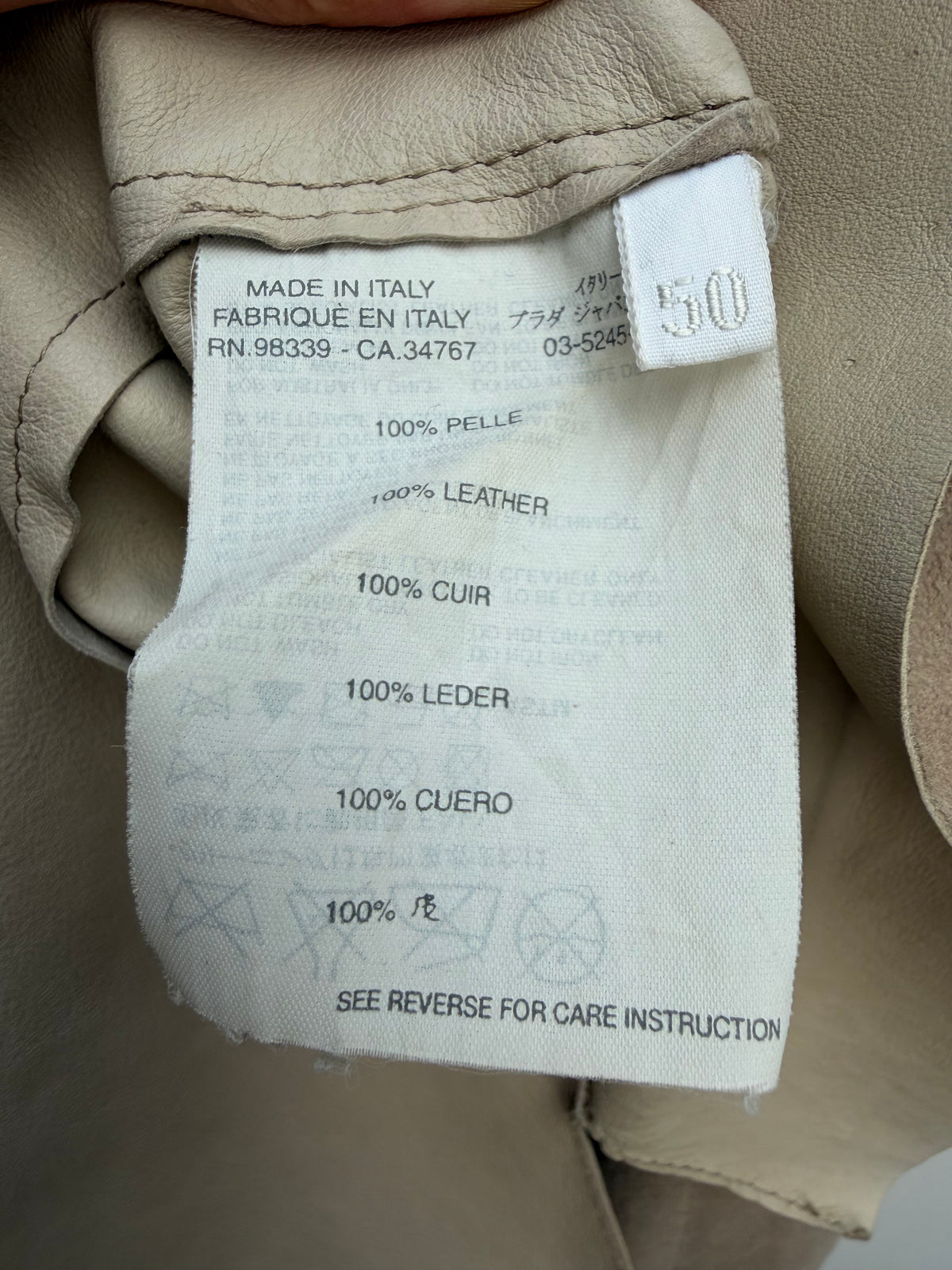 Prada Suede Leather Shirt