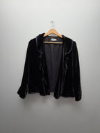 Jigsaw Silk Velvet Jacket