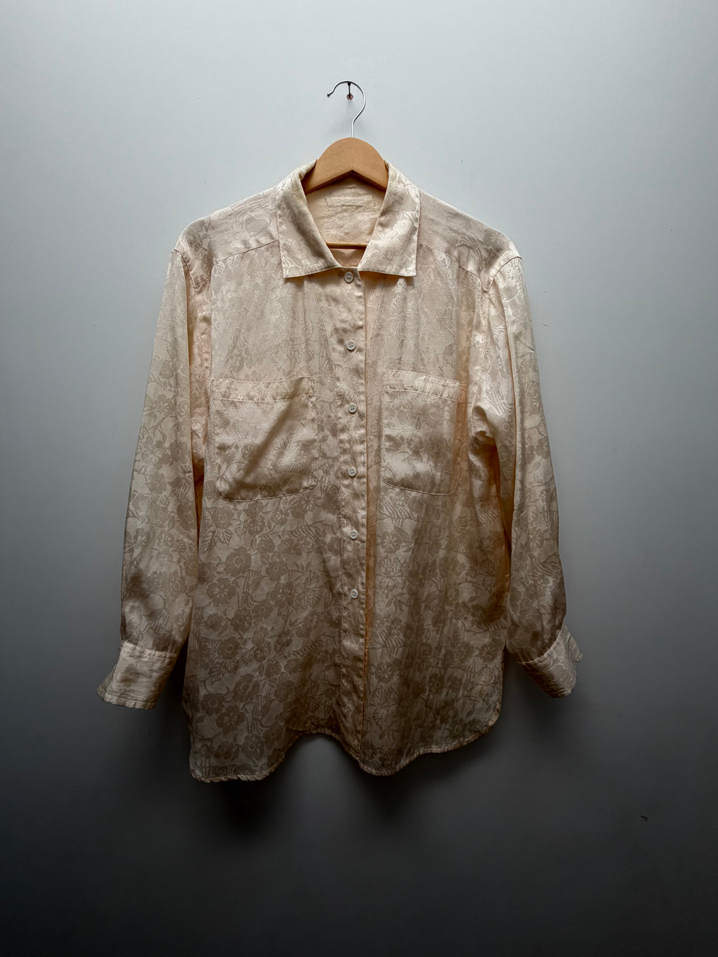 Floral Jacquard Blouse