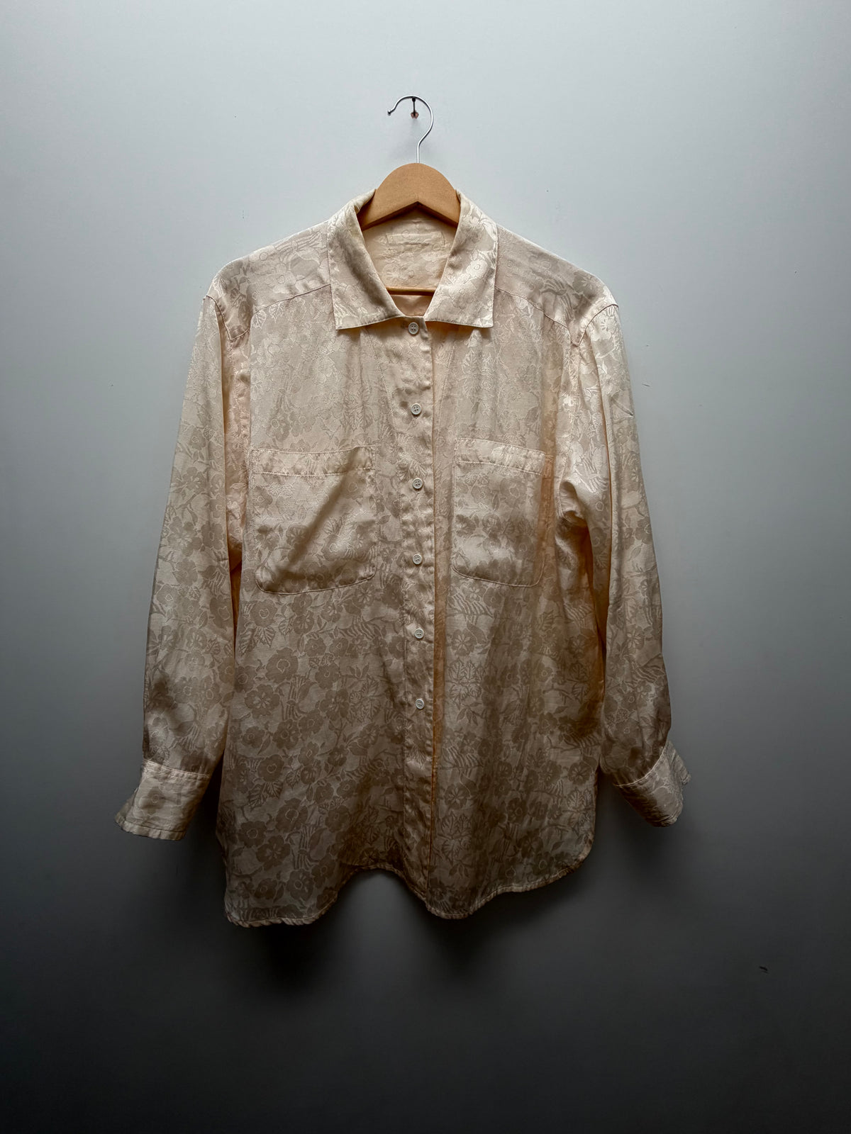 Floral Jacquard Blouse