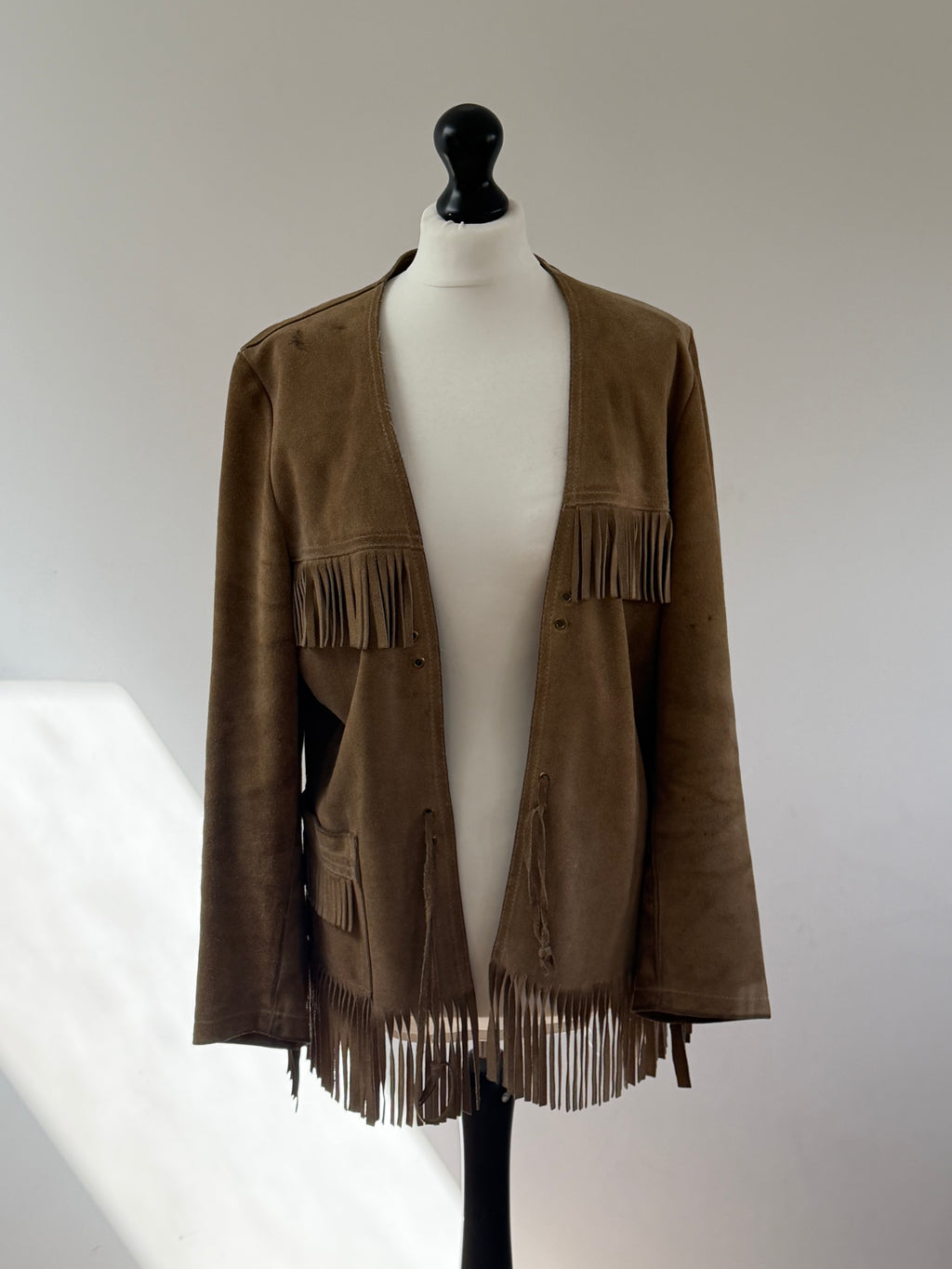 Suede Fringe Jacket