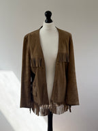 Suede Fringe Jacket
