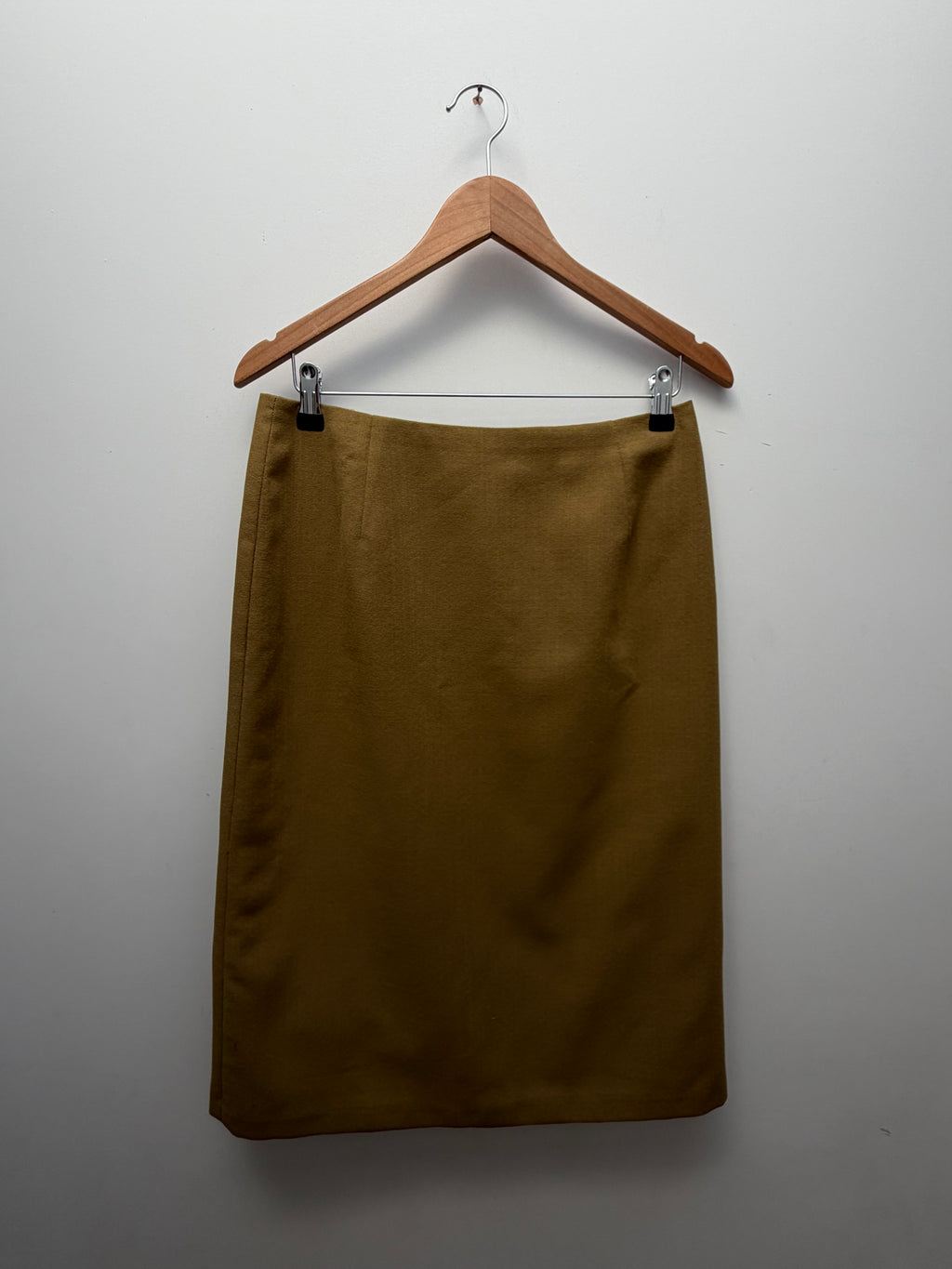 80s Wool Green Skirt