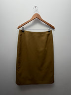 80s Wool Green Skirt