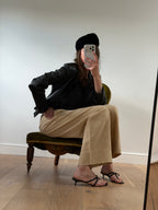 1940s Hat Black Velvet