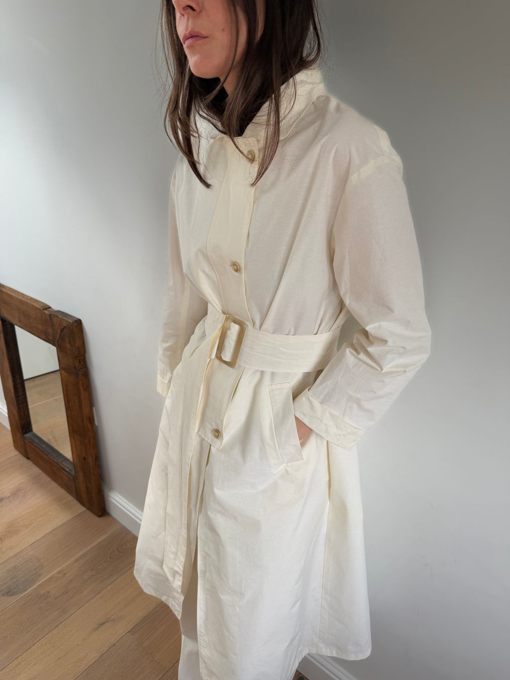 Cream Trench Coat