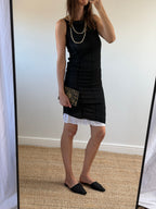 Viscose Black Dress