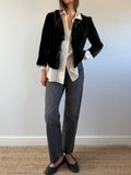 Jigsaw Silk Velvet Jacket