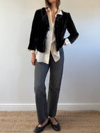 Jigsaw Silk Velvet Jacket