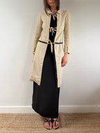 Prada Linen Long Jacket
