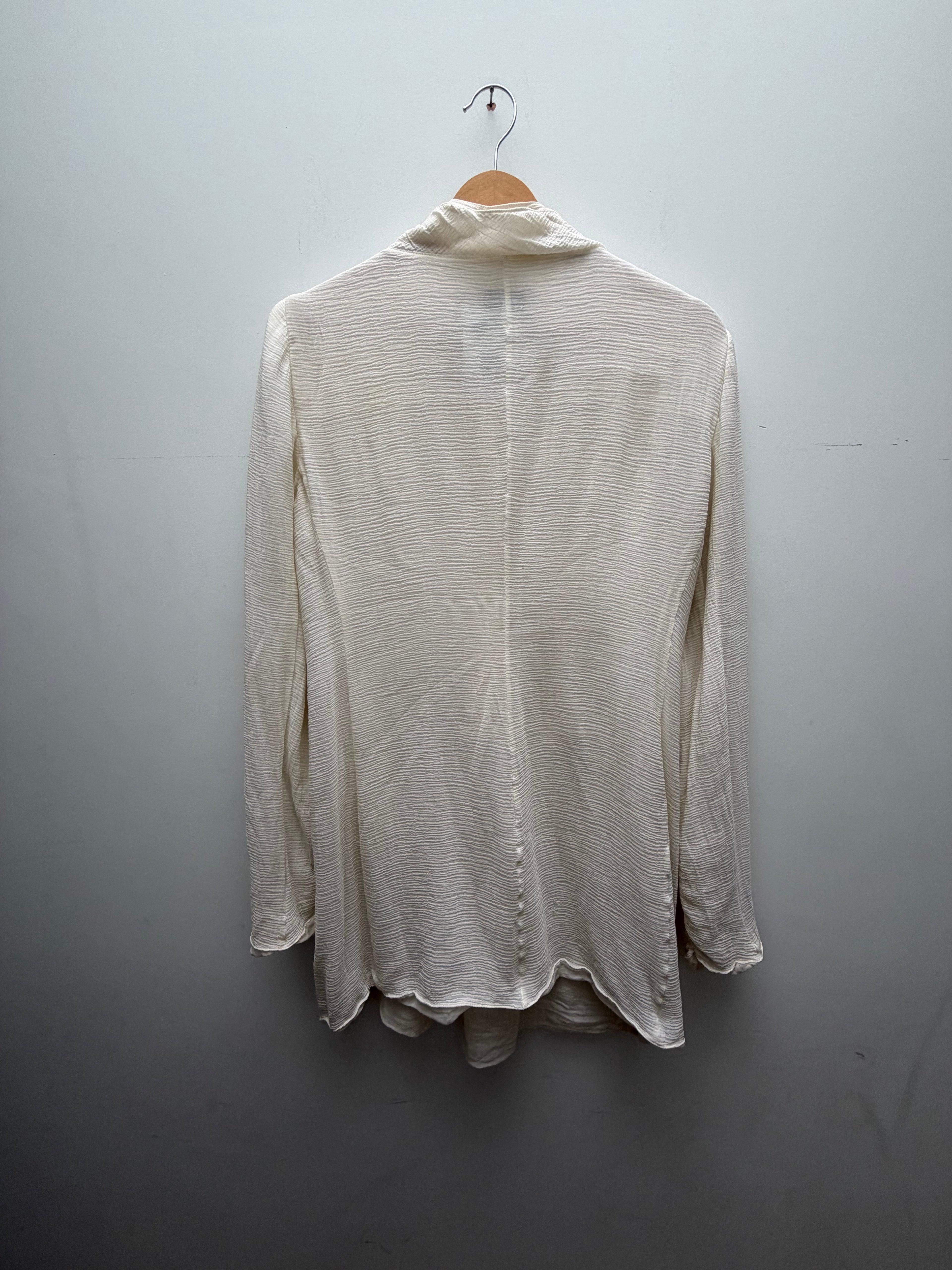 Emporio Armani Ruffle Collar Blouse
