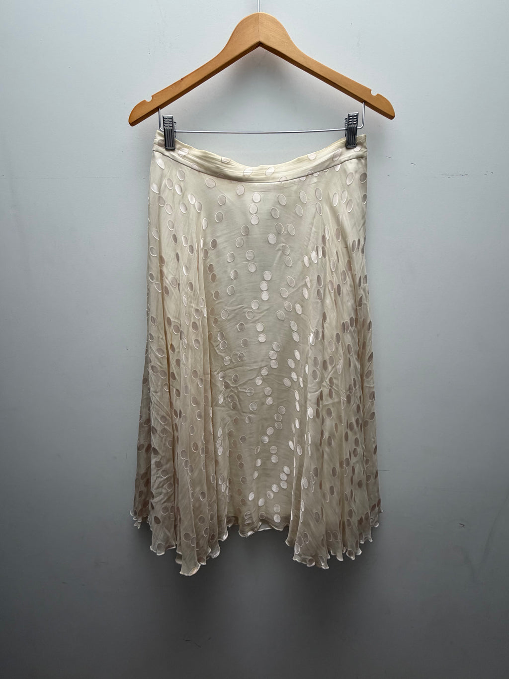 Silk Midi Skirt