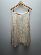 Silk Midi Skirt