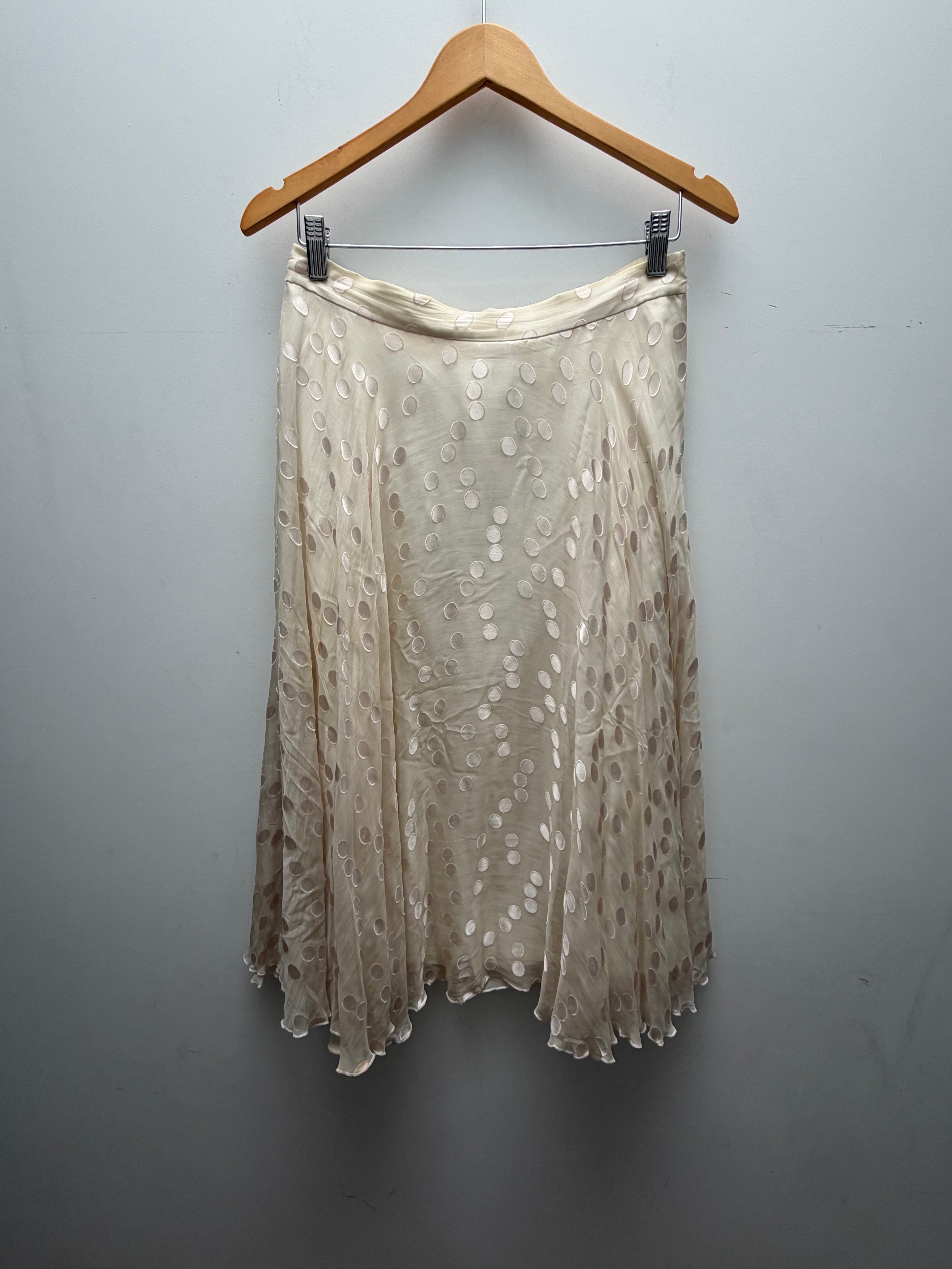 Silk Midi Skirt