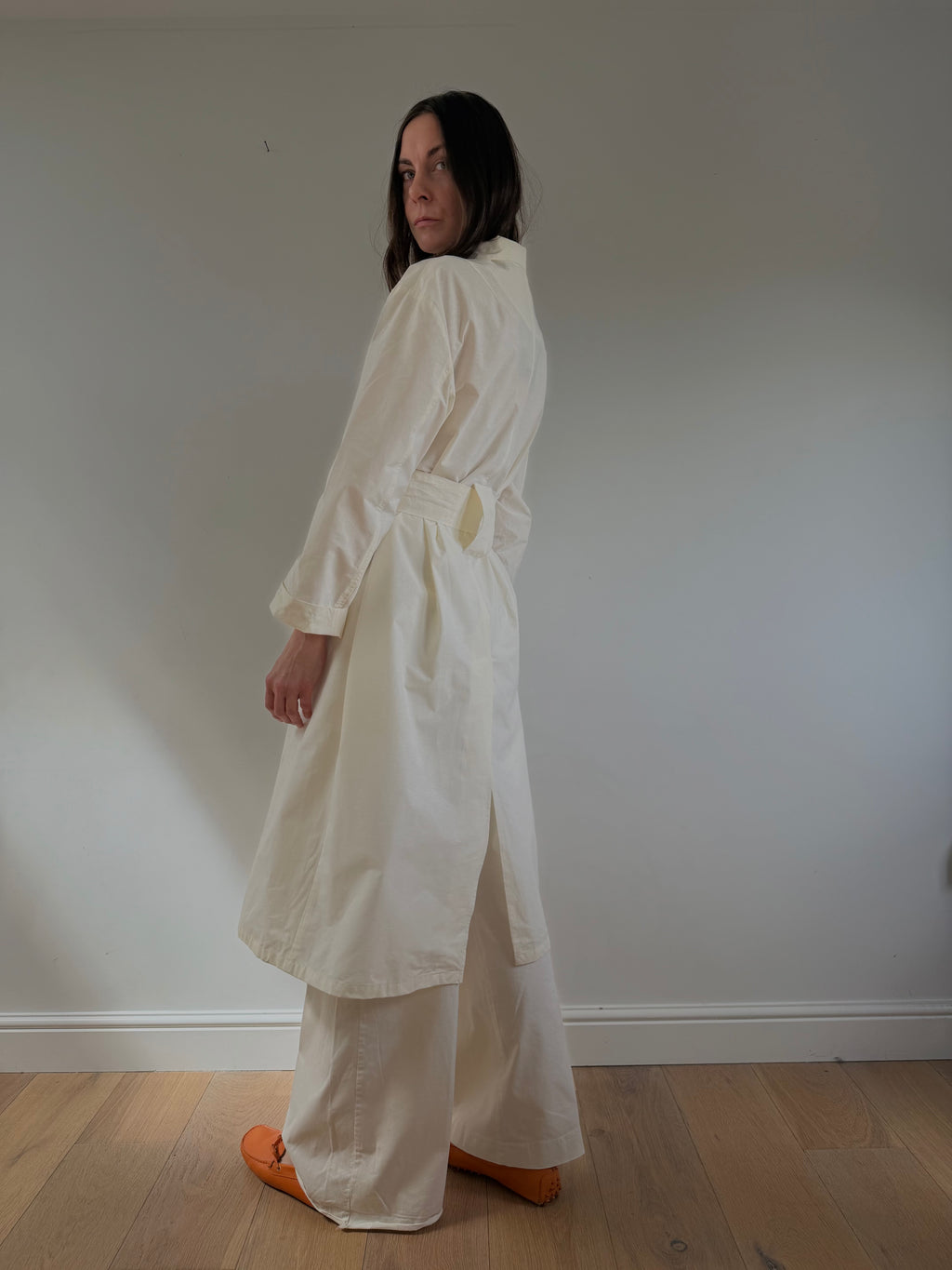 Cream Trench Coat