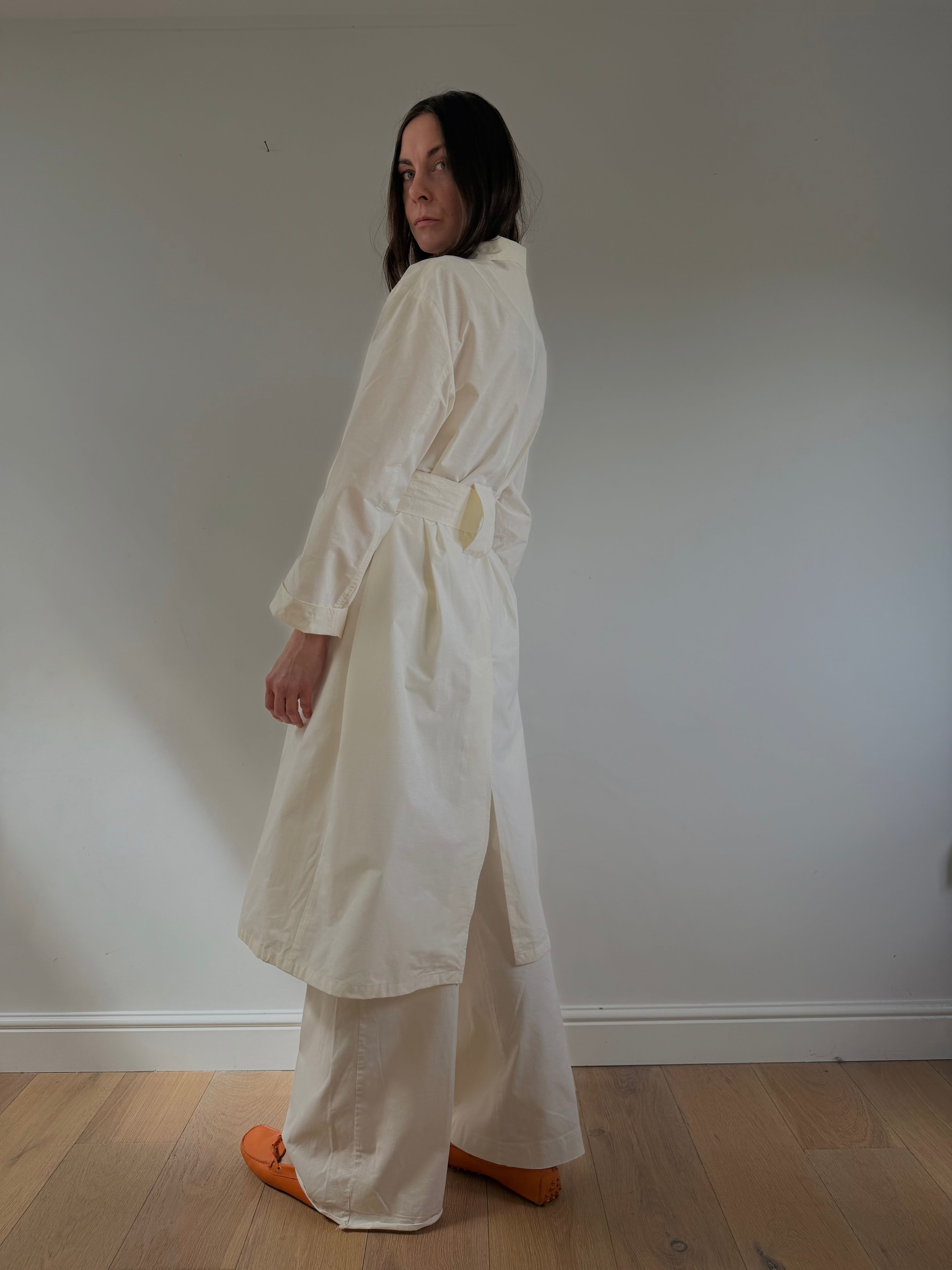 Cream Trench Coat