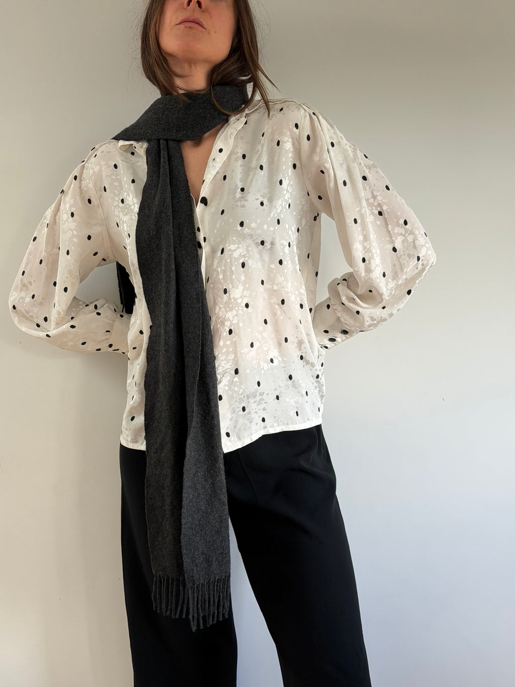 Louis Féraud Polka Blouse