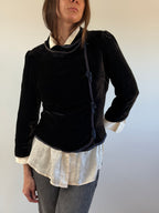 Jigsaw Silk Velvet Jacket