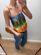 Silk Strapless Top
