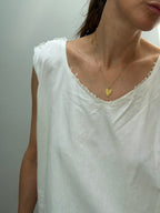 Antique white cotton nightgown