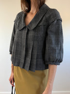 DKNY Wool Cropped Coat