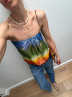 Silk Strapless Top