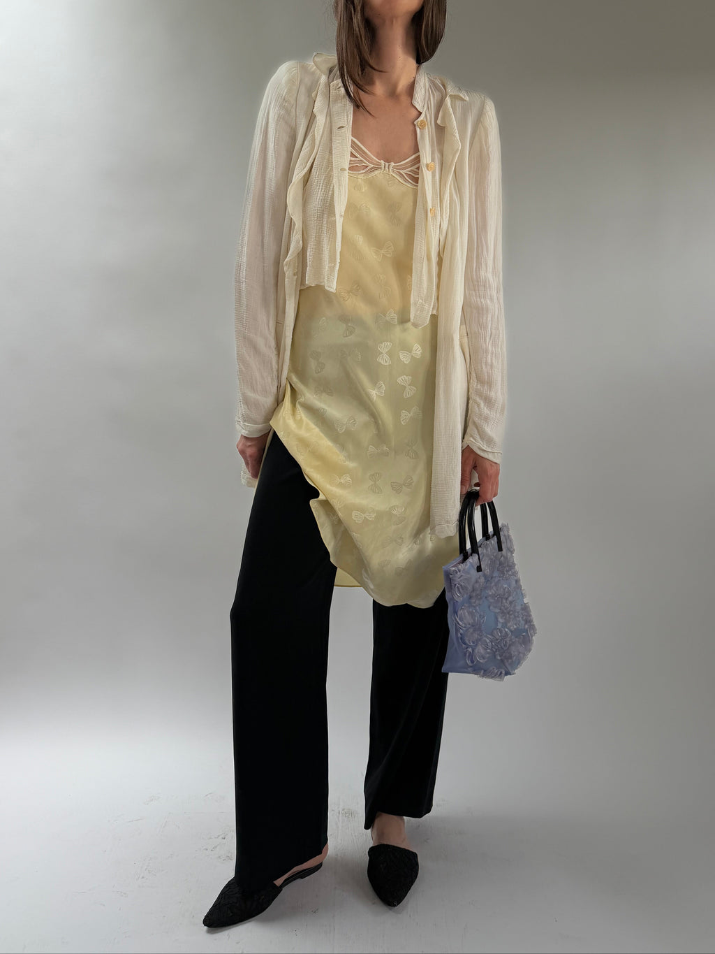 Emporio Armani Ruffle Collar Blouse
